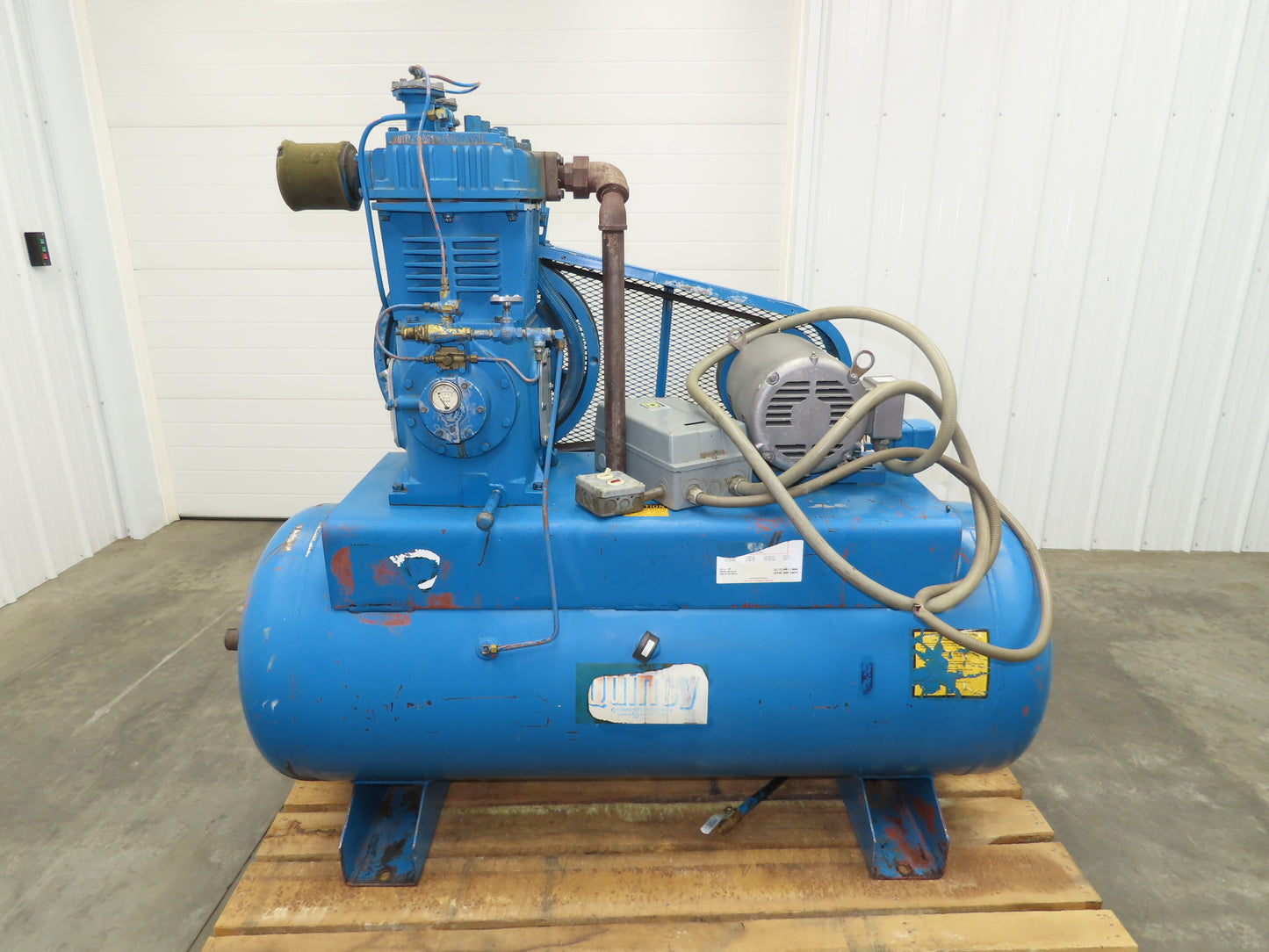 Quincy 350 20 Piston Air Compressor Pump 36CFM @ 175PSI 10Hp 230/460V 120G Tank