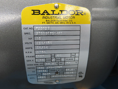 Quincy 350 20 Piston Air Compressor Pump 36CFM @ 175PSI 10Hp 230/460V 120G Tank