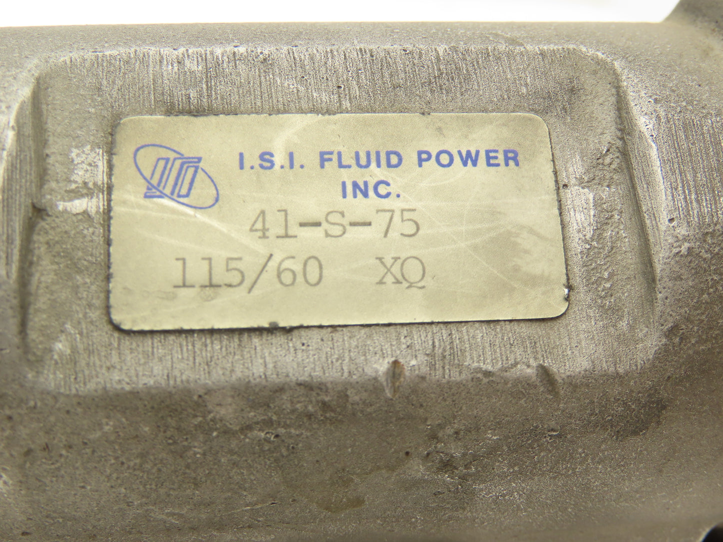 ISI Fluid Power 41-S-75 Pneumatic Directional Solenoid Air Valve 120V Coil