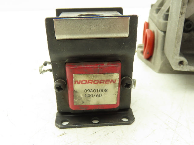 ISI Fluid Power 41-S-75 Pneumatic Directional Solenoid Air Valve 120V Coil