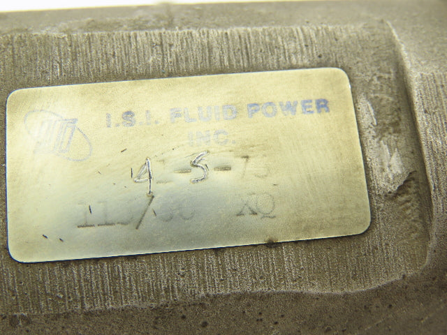 ISI Fluid Power 41-S-75 Pneumatic Directional Solenoid Air Valve 115V Coil