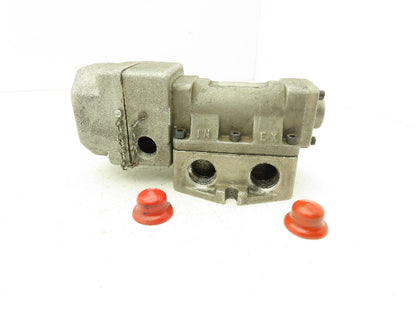 ISI Fluid Power 41-S-75 Pneumatic Directional Solenoid Air Valve 115V Coil