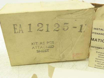 Fairchild EA12125-1 Pneumatic Air Regulator Repair Kit Lot of 2