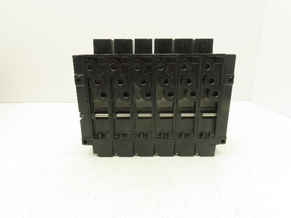 Parker F3251BCC53A Pneumatic Directional Solenoid Valve 6-Station Manifold 120V