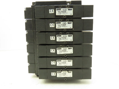 Parker F3251BCC53A Pneumatic Directional Solenoid Valve 6-Station Manifold 120V