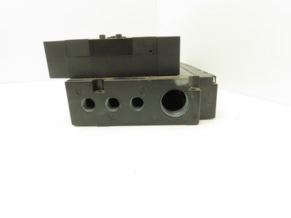 Parker F3251BCC53A Pneumatic Directional Solenoid Valve 9-Station Manifold 120V