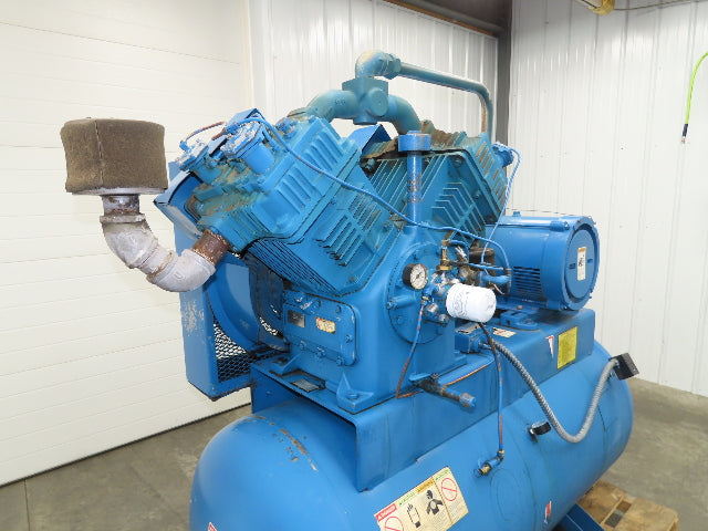 Quincy 5120 Piston Air Compressor Pump 87CFM @ 175PSI 25Hp 230/460V 200G Tank