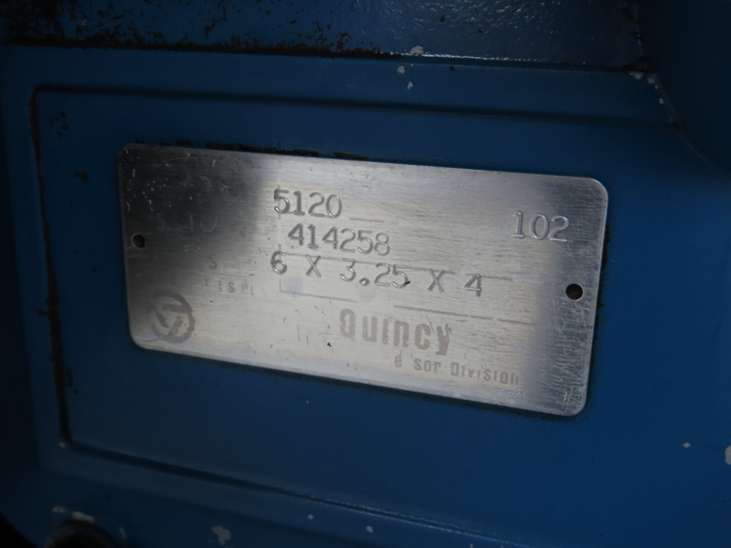 Quincy 5120 Piston Air Compressor Pump 87CFM @ 175PSI 25Hp 230/460V 200G Tank