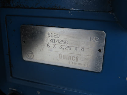 Quincy 5120 Piston Air Compressor Pump 87CFM @ 175PSI 25Hp 230/460V 200G Tank