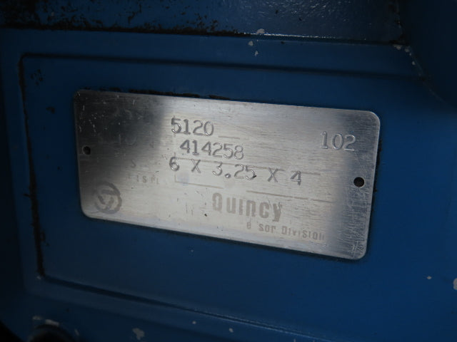 Quincy 5120 Piston Air Compressor Pump 87CFM @ 175PSI 25Hp 230/460V 200G Tank