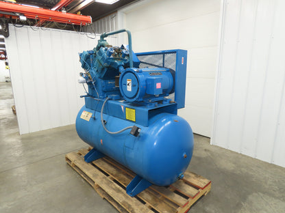 Quincy 5120 Piston Air Compressor Pump 87CFM @ 175PSI 25Hp 230/460V 200G Tank