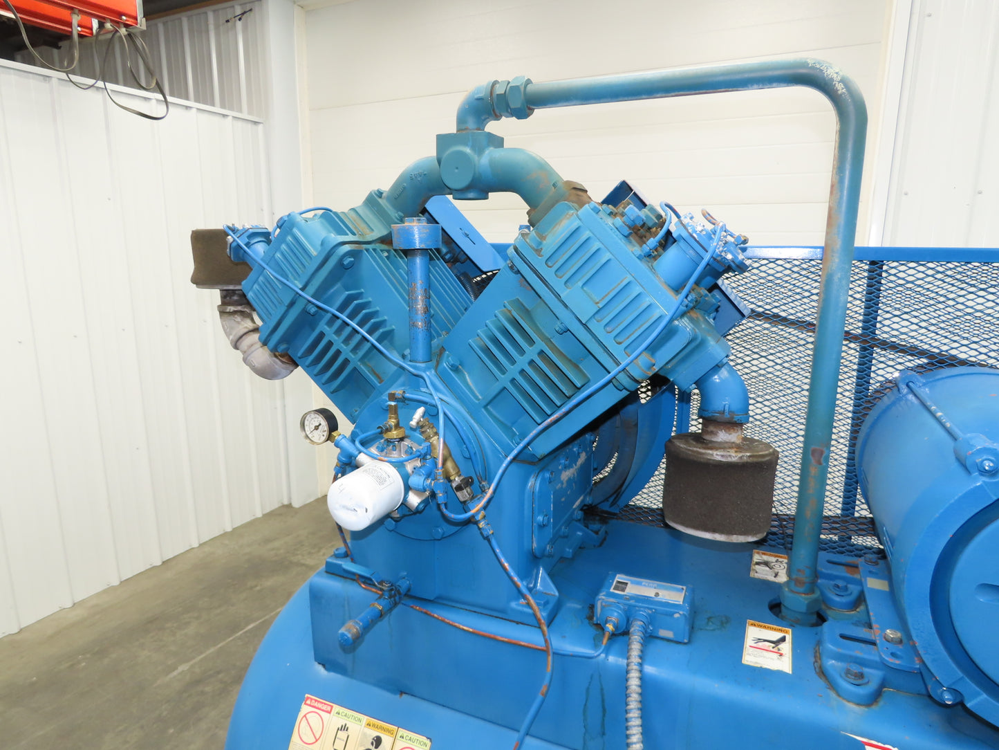 Quincy 5120 Piston Air Compressor Pump 87CFM @ 175PSI 25Hp 230/460V 200G Tank