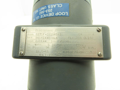 Foxboro 827DF-IS1SMSA1 Pressure Transmitter 3" CL150 Flange 12.5-65VDC 0-96" H20
