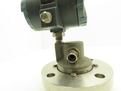 Foxboro 827DF-IS1SMSA1 Pressure Transmitter 3" CL150 Flange 12.5-65VDC 0-96" H20