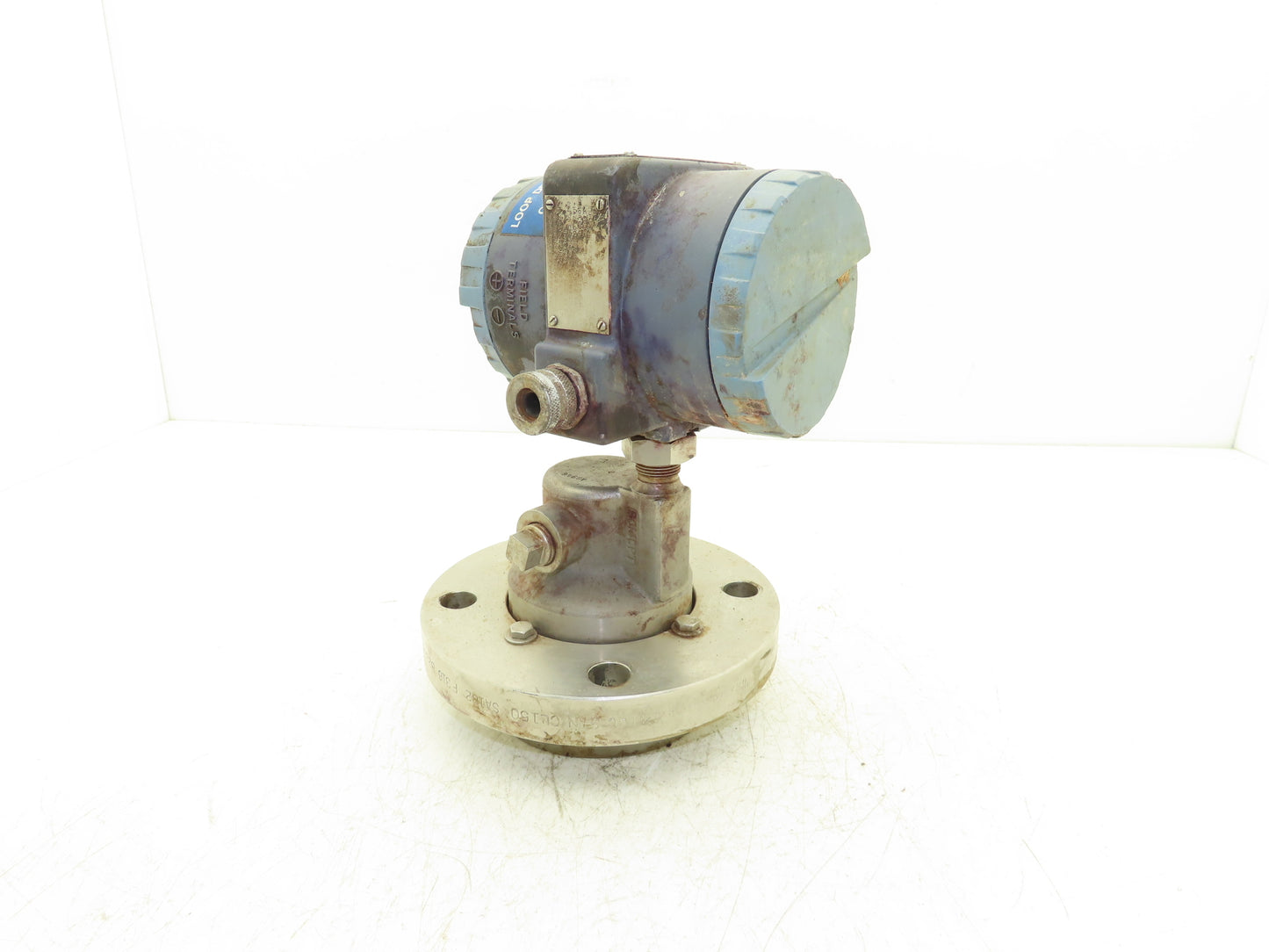Foxboro 827DF-IS1SMSA1 Pressure Transmitter 3" CL150 Flange 12.5-65VDC 0-132"H20