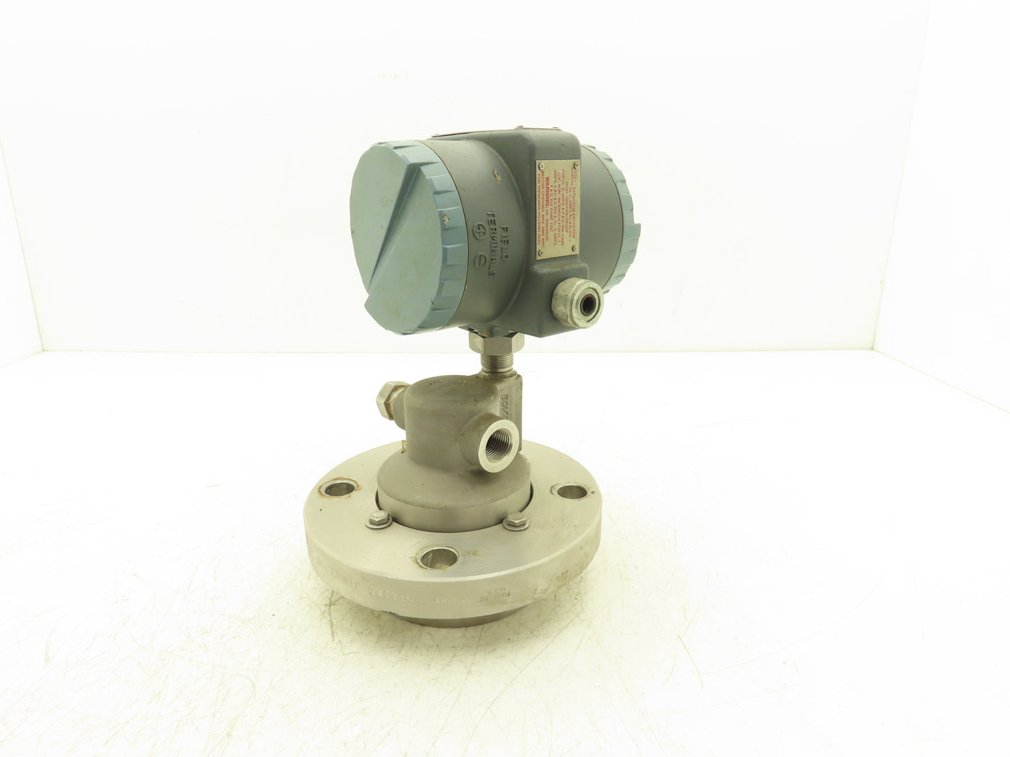 Foxboro 827DF-DS1SHSA1 Pressure Transmitter 3" CL150 Flange 12.5-42VDC 0-750"H20