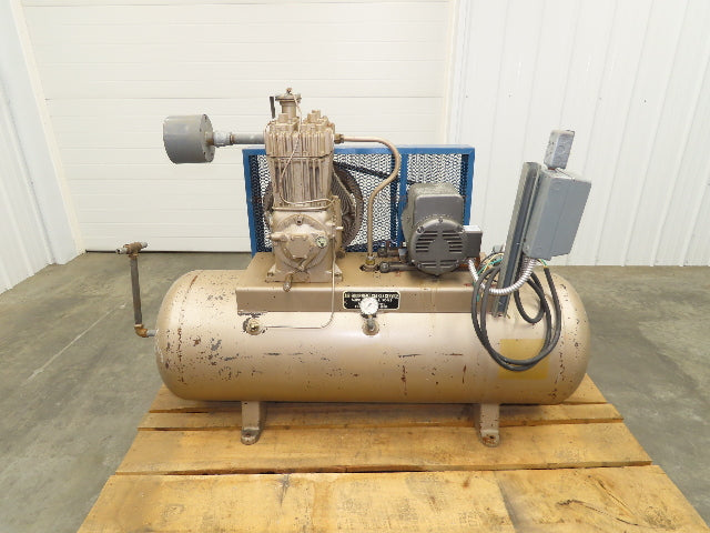 Quincy 325 Piston Air Compressor Pump 18CFM @ 175PSI 5Hp 230V 1Ph 80G Tank