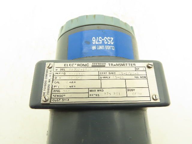 Foxboro 827DF-IS1NHSA2 Pressure Transmitter 3" CL150 Flange 13-65VDC 275PSI