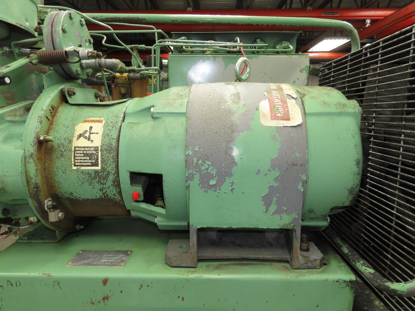 Sullair 10B-25 Rotary Screw Air Compressor 100 CFM 125 PSI 25HP 230/460V 3Ph