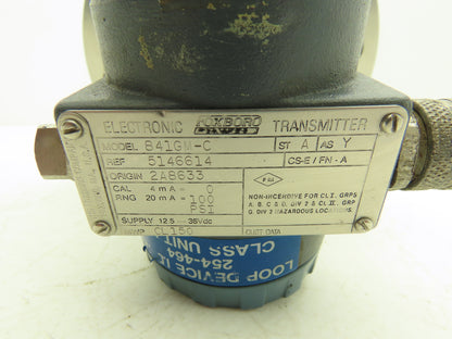 Foxboro 841GM-C Pressure Transmitter 3" Flange 12.5-36VDC 0-100PSI