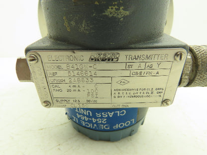 Foxboro 841GM-C Pressure Transmitter 3" Flange 12.5-36VDC 0-100PSI