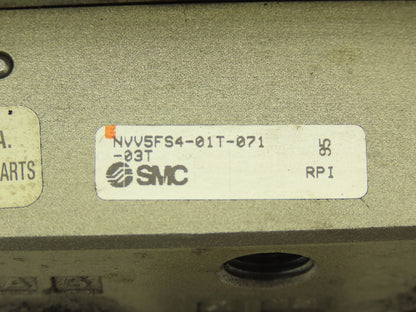 SMC NVFS4300-5FZ Pneumatic Solenoid Valve 7-Station Manifold 24V NVV5FS4-01T-071