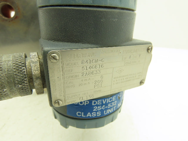 Foxboro 841GM-C Pressure Transmitter 3" Flange 12.5-36VDC 0-200PSI