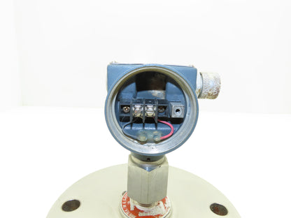 Foxboro 841GM-B Pressure Transmitter 3" Flange 12.5-36VDC 0-100PSI 0-80" H20