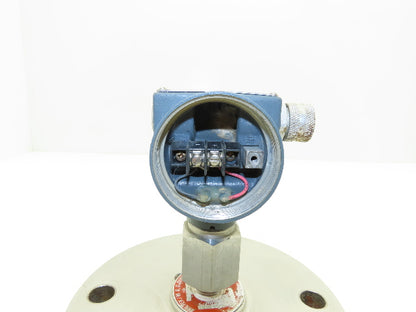 Foxboro 841GM-B Pressure Transmitter 3" Flange 12.5-36VDC 0-100PSI 0-80" H20