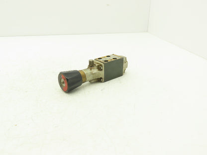 Rexroth HydroNorma 4WMD 5 N2.3/F Hydraulic Directional Valve Manual Rotary Knob