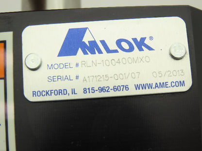 Amlok RLN-100400MX0 Pneumatic Cylinder Rod Lock 4" Bore 1"x 27" Rod