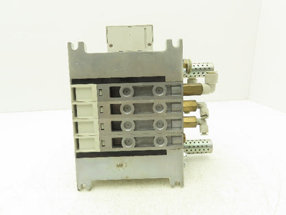 SMC VQ4301-5W VQ4101 Pneumatic Solenoid Valve 4-Station Manifold 24V w/3 Valves