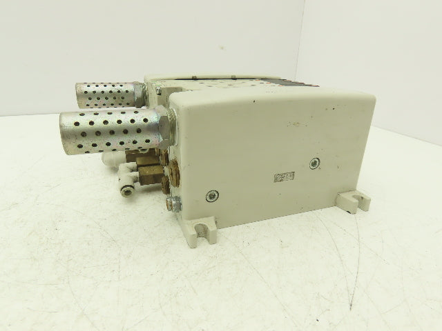 SMC VQ4301-5W VQ4101 Pneumatic Solenoid Valve 4-Station Manifold 24V w/3 Valves