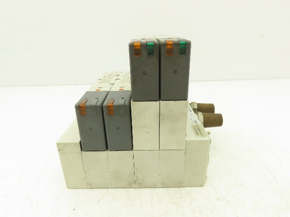 SMC VQ4301/4100-5W Pneumatic Solenoid Valve 4-Station Manifold VV5Q41-0802TFD0