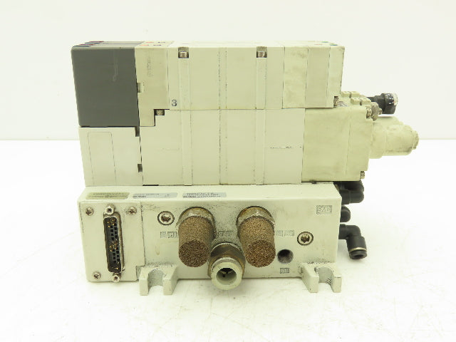 SMC VQ4301/4100-5W Pneumatic Solenoid Valve 4-Station Manifold VV5Q41-0802TFD0
