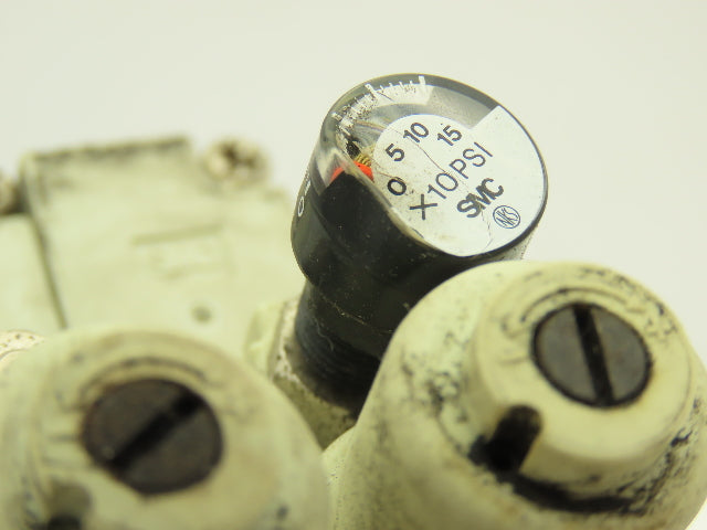 SMC VQ4301/4100-5W Pneumatic Solenoid Valve 4-Station Manifold VV5Q41-0802TFD0