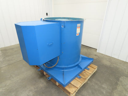 Twin City UBVA Axifan 36" Tube Axial Fan 10hp 230/460 Volt 3Ph Roof Ventilator