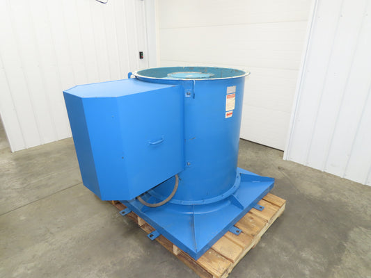 Twin City UBVA Axifan 36" Tube Axial Fan 10hp 230/460 Volt 3Ph Roof Ventilator