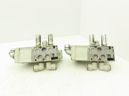 SMC VQ5300-5W Pneumatic Solenoid Valve Single Station Manifold 24VDC  Lot of 2