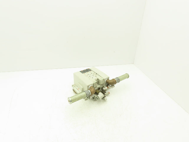 SMC VQ4101/4301-5W Pneumatic Solenoid Valve 3-Station Manifold 24VDC D-Sub