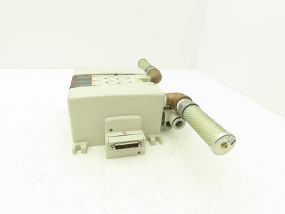 SMC VQ4101/4301-5W Pneumatic Solenoid Valve 3-Station Manifold 24VDC D-Sub