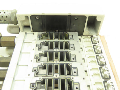 SMC VV5Q41-10 Pneumatic 10-Station Plug-In Solenoid Valve Manifold D-Sub VQ4000