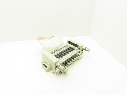 SMC VV5Q41-10 Pneumatic 10-Station Plug-In Solenoid Valve Manifold D-Sub VQ4000