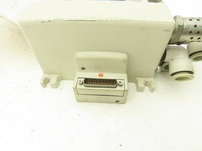 SMC VV5Q41-10 Pneumatic 10-Station Plug-In Solenoid Valve Manifold D-Sub VQ4000