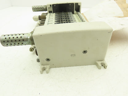 SMC VV5Q41-10 Pneumatic 10-Station Plug-In Solenoid Valve Manifold D-Sub VQ4000