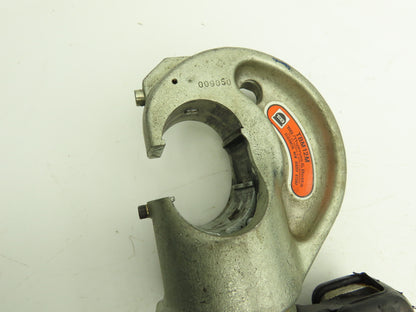 Thomas & Betts TBM12M 12 Ton Manual Hydraulic Crimper Head with 6 Complete Dies
