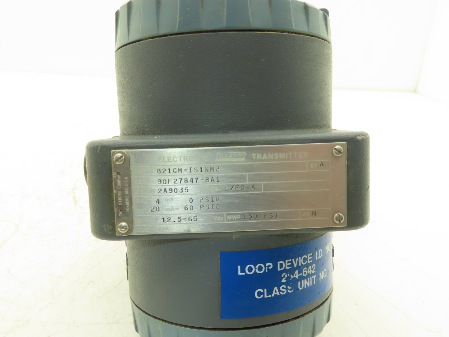 Foxboro 821GM-IS1NM2 Pressure Transmitter 12.5-65VDC 0-60PSI