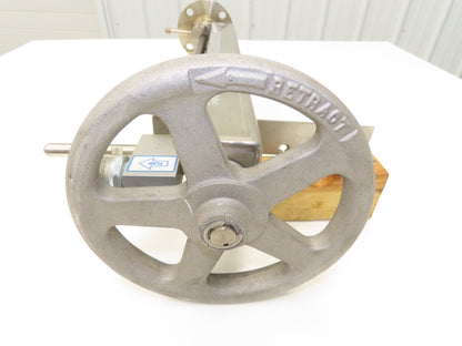 Emco MP-910-2F150-0150 Turbo-Bar Insertion Turbine Flow Meter 2" Flange 22"L