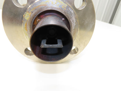 Emco MP-910-2F150-0150 Turbo-Bar Insertion Turbine Flow Meter 2" Flange 22"L