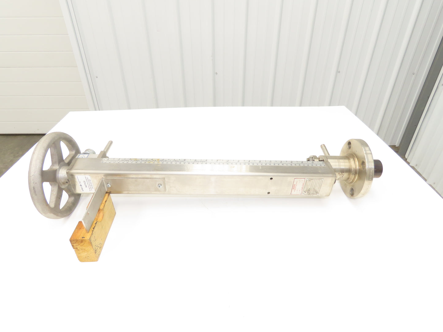 Emco MP-910-2F150-0150 Turbo-Bar Insertion Turbine Flow Meter 2" Flange 22"L